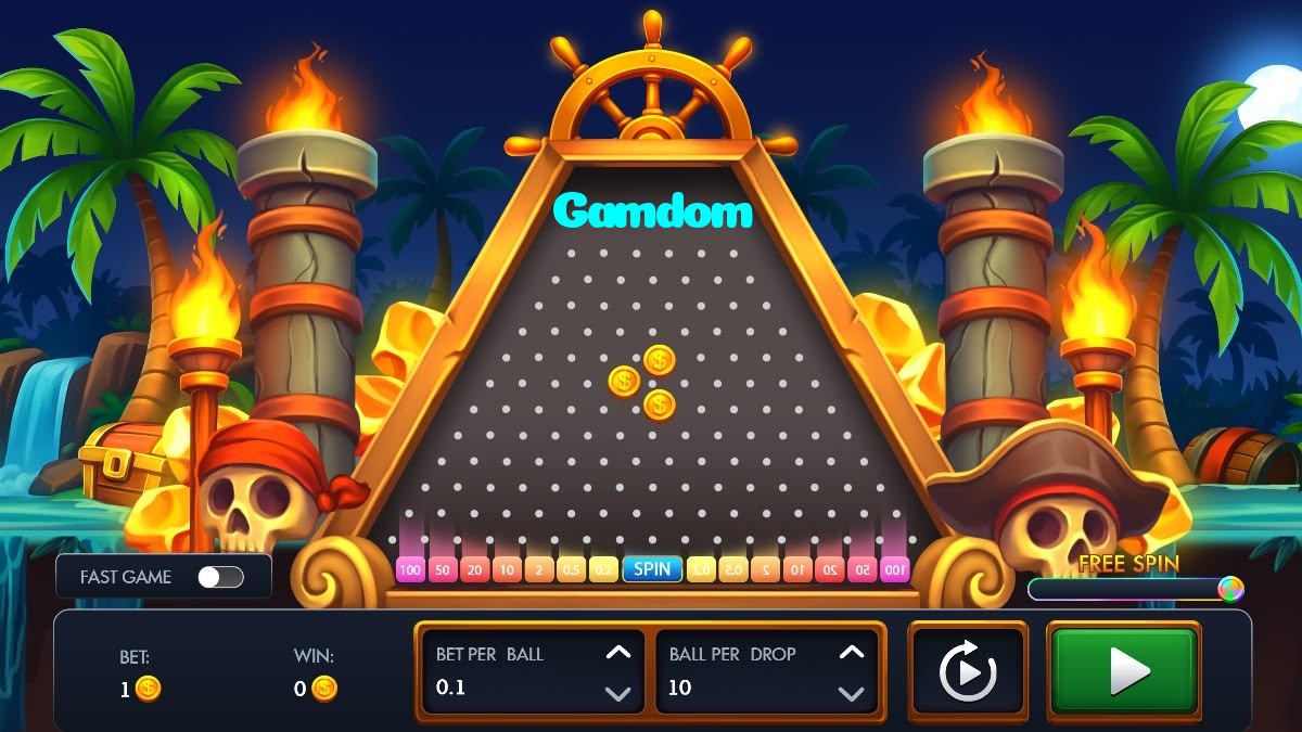 Gamdom casino presented on mobile device in Pakistan with slots and live games